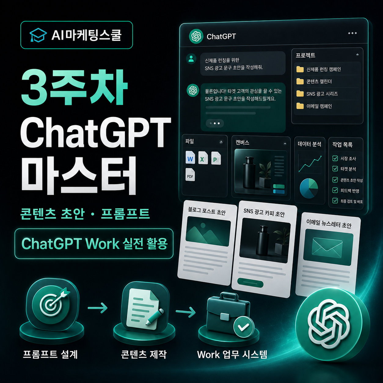 AI마케팅스쿨 3주차 ChatGPT 마스터 교육과정